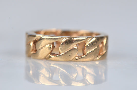 Chunky Vintage Chain Link Ring