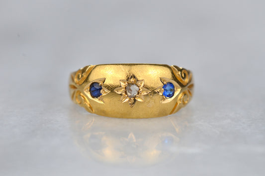 Rich Vintage Star Set Ring