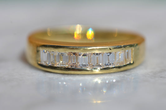 Sleek Step Cut Channel Band