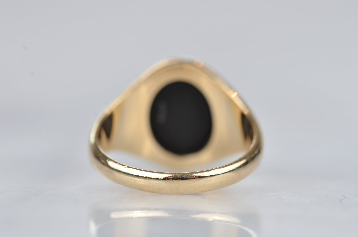 Glam Vintage Onyx Pinky Ring