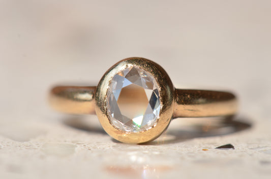 Ethereal Diamond Bezel Ring
