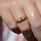 Gleaming Victorian Opal and Diamond Ring