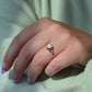 Dazzling Vintage Opal Heart Ring