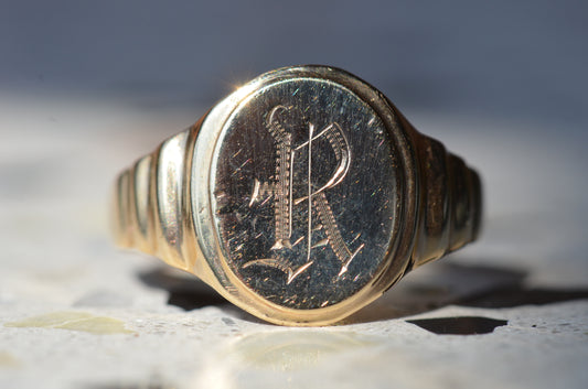 Bold Vintage Signet Ring