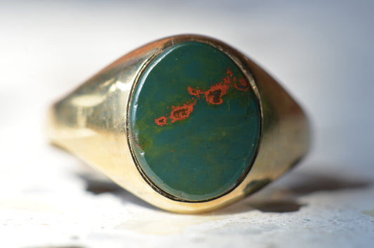 Sleek Estate Bloodstone Ring
