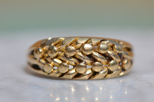 Heavy Antique Keeper Ring