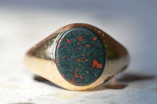 Rich Antique Bloodstone Ring