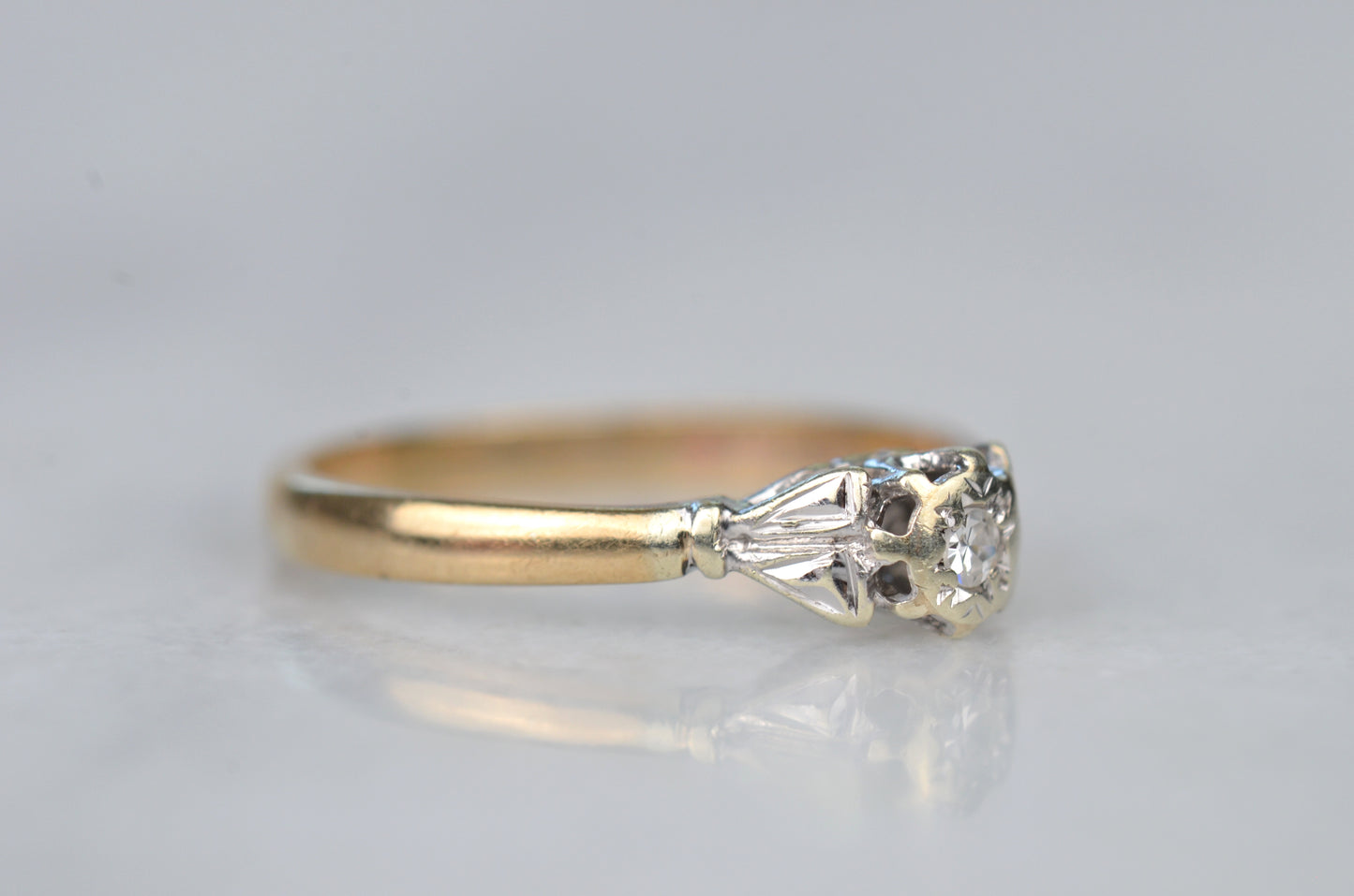 Modest Midcentury Diamond Ring
