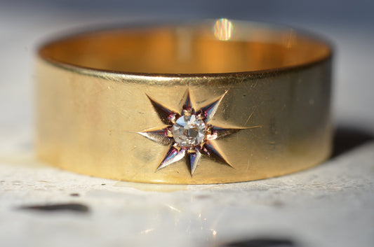 Dreamy Antique Star Set Cigar Band