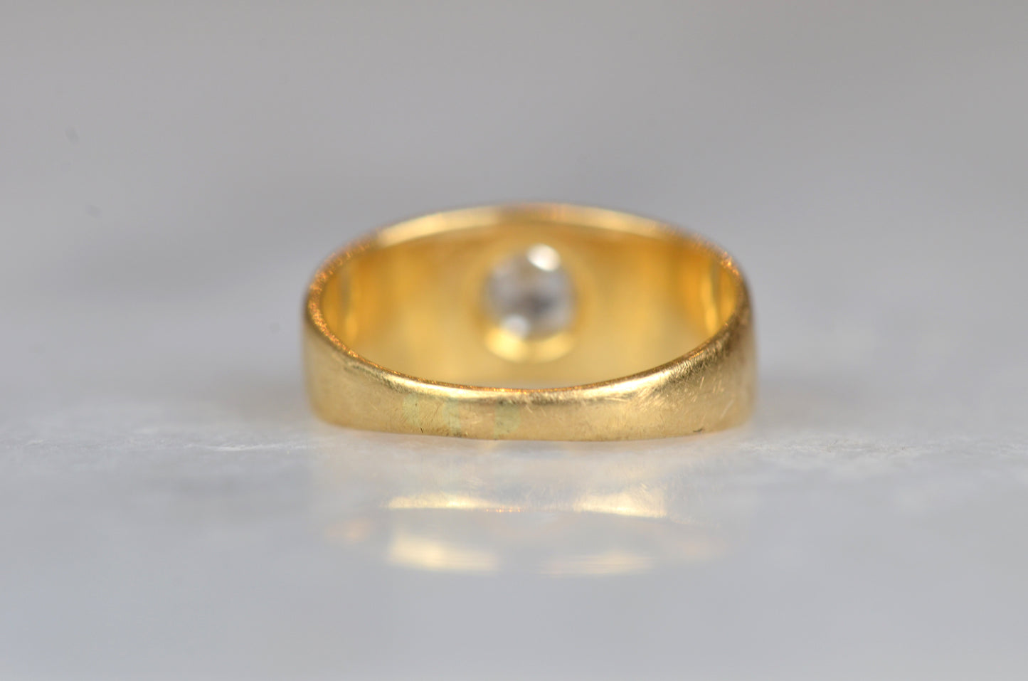 Romantic Antique Rose Cut Starburst Ring