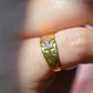 Romantic Antique Rose Cut Starburst Ring