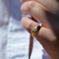 Darling Petite Antique Diamond Starburst Ring