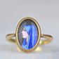 Remarkable Antique St. Fabiola Painted Miniature
