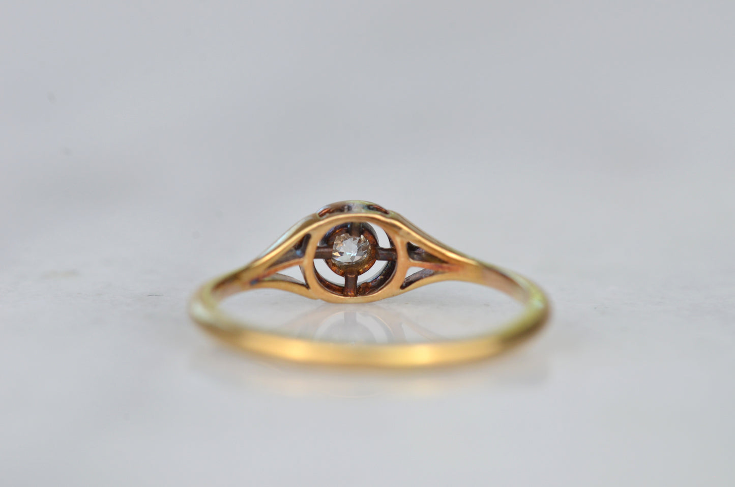 Elegant Edwardian Target Ring