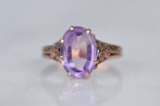 Romantic Victorian Amethyst Ring