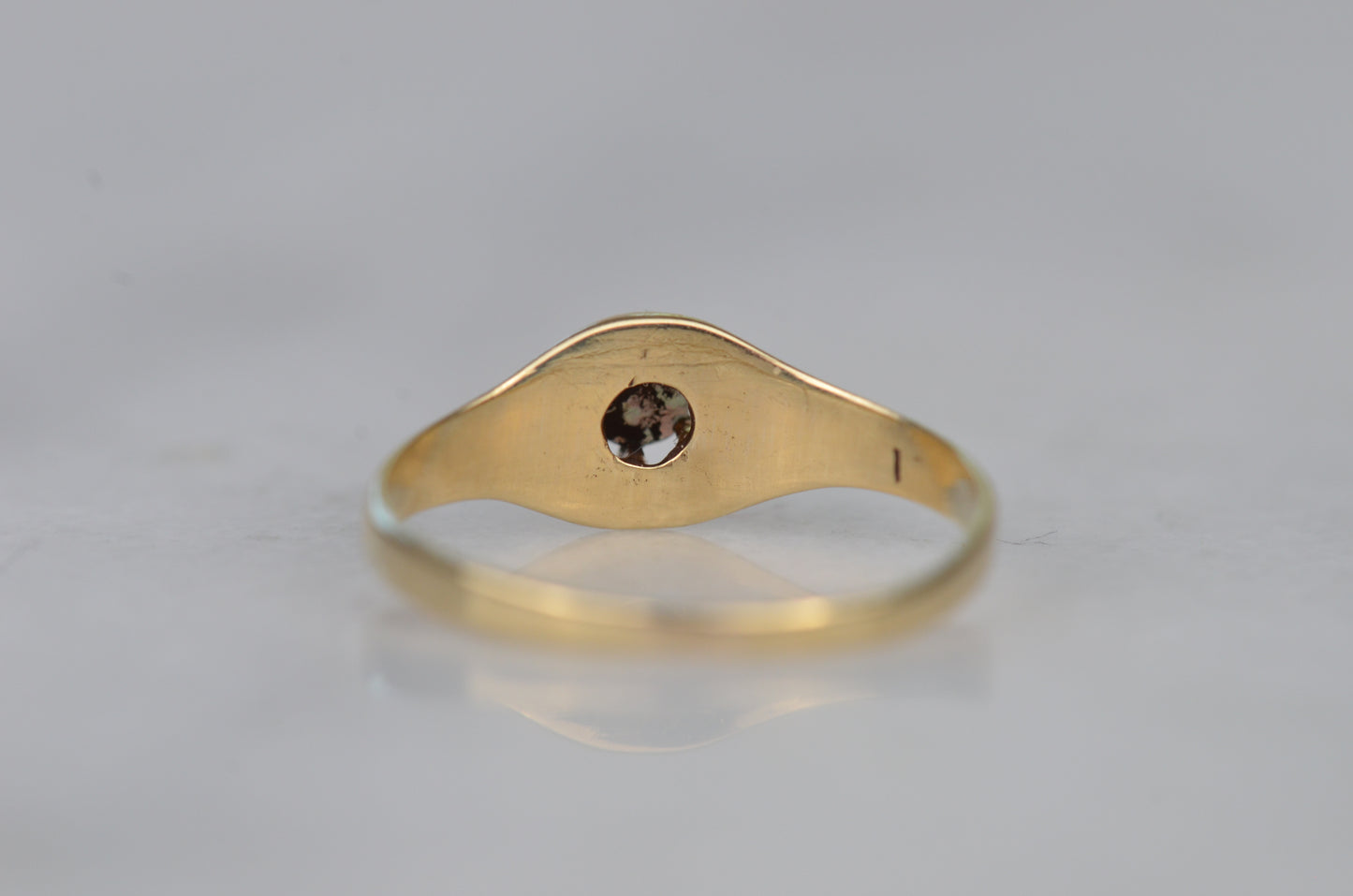 Classic Vintage Opal Belcher Ring