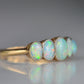Vivid Edwardian Opal Five Stone Ring