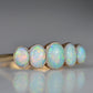 Vivid Edwardian Opal Five Stone Ring