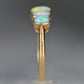 Vivid Edwardian Opal Five Stone Ring