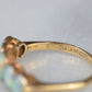 Vivid Edwardian Opal Five Stone Ring