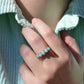Vivid Edwardian Opal Five Stone Ring