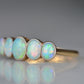 Vivid Edwardian Opal Five Stone Ring