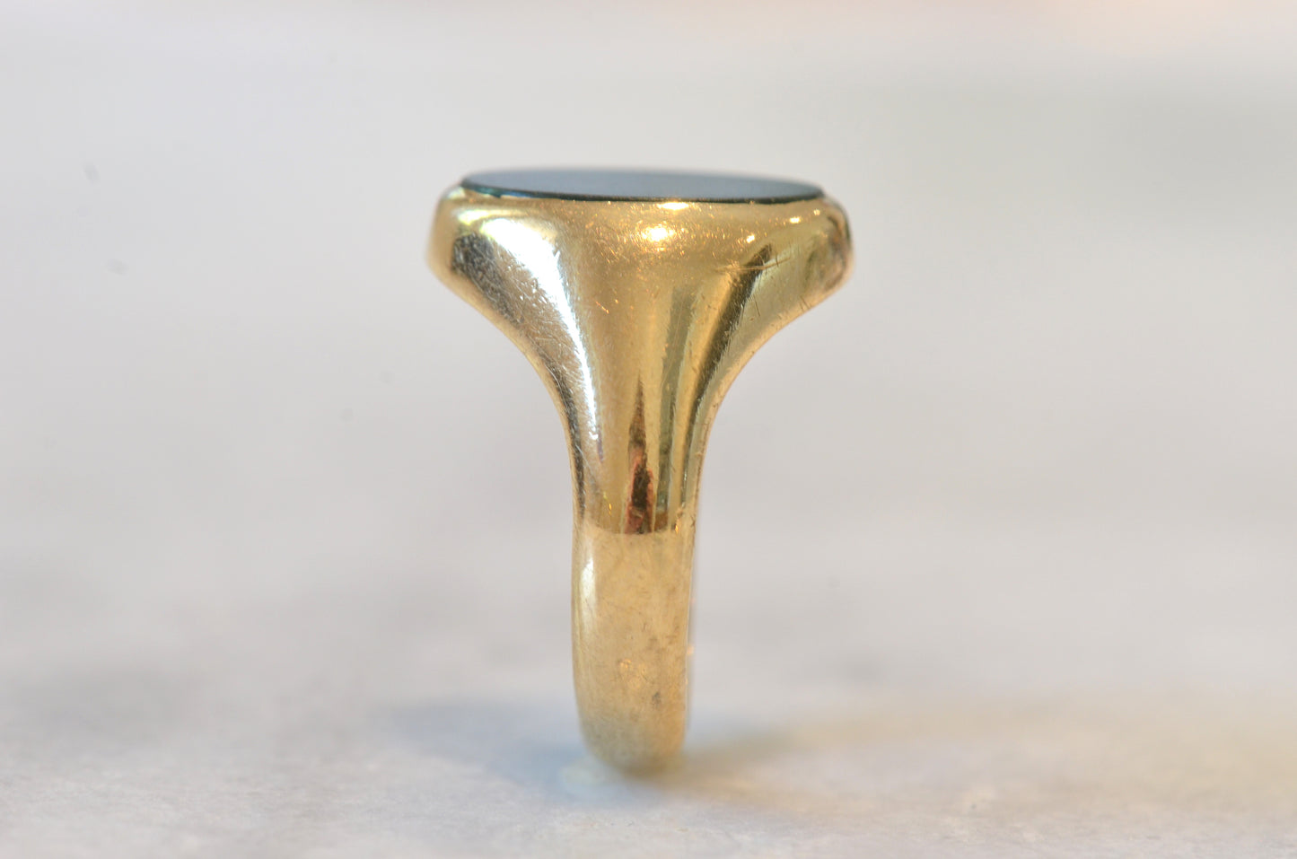 Heavy Vintage Bloodstone Ring