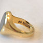 Heavy Vintage Bloodstone Ring