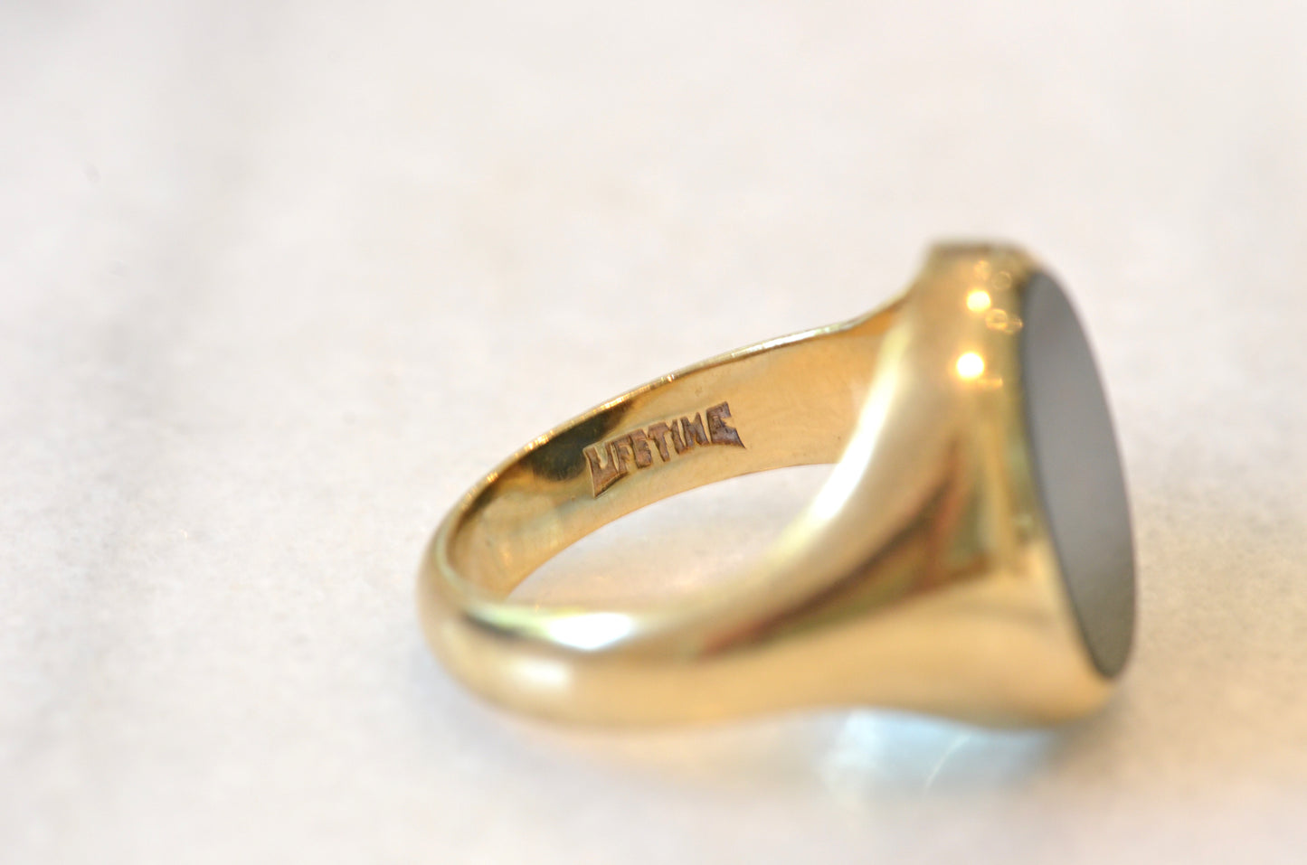 Heavy Vintage Bloodstone Ring