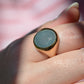 Heavy Vintage Bloodstone Ring