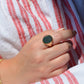 Heavy Vintage Bloodstone Ring