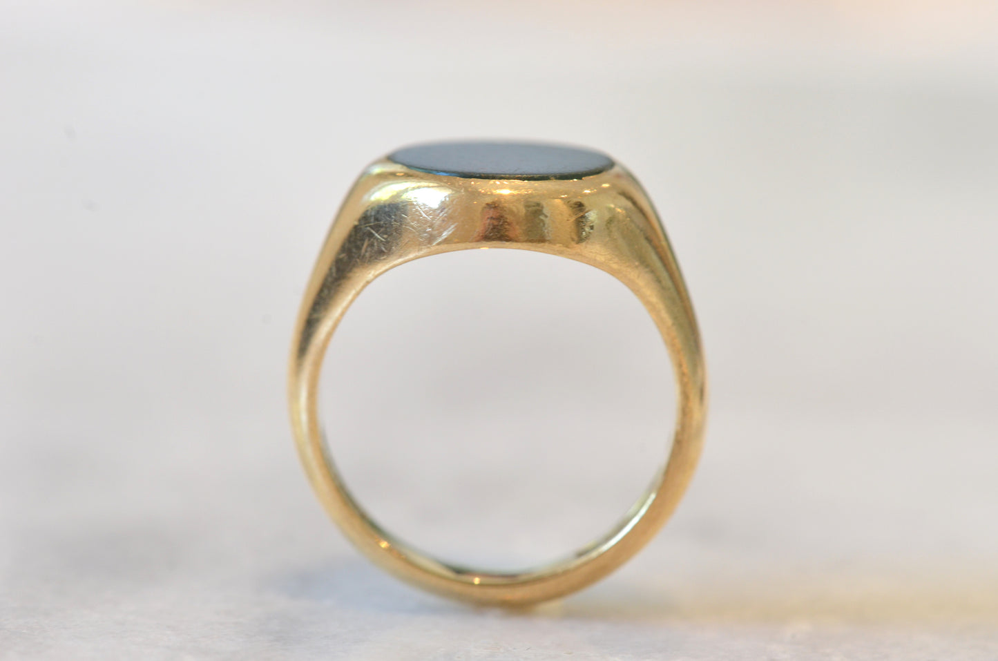 Heavy Vintage Bloodstone Ring