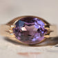 Sexy Vintage Amethyst Cocktail Ring