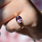 Sexy Vintage Amethyst Cocktail Ring