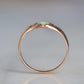 Smooth Antique Opal and Garnet Ring