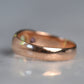 Smooth Antique Opal and Garnet Ring