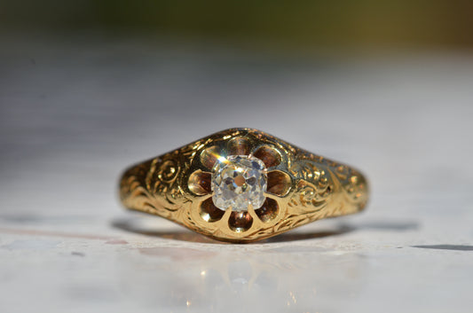 Breathtaking Turn Of The Century Belcher Ring