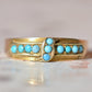 Elegant Victorian Turquoise Band Ring
