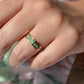 Elegant Victorian Turquoise Band Ring