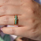 Elegant Victorian Turquoise Band Ring