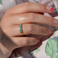 Elegant Victorian Turquoise Band Ring