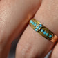 Elegant Victorian Turquoise Band Ring