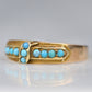 Elegant Victorian Turquoise Band Ring