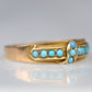 Elegant Victorian Turquoise Band Ring