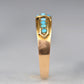 Elegant Victorian Turquoise Band Ring