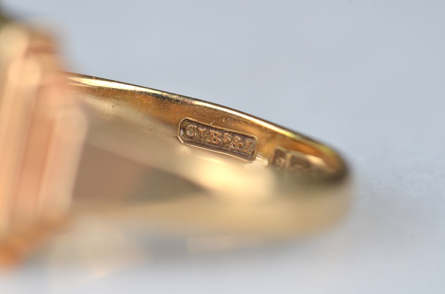 Bold Midcentury Monogram Signet
