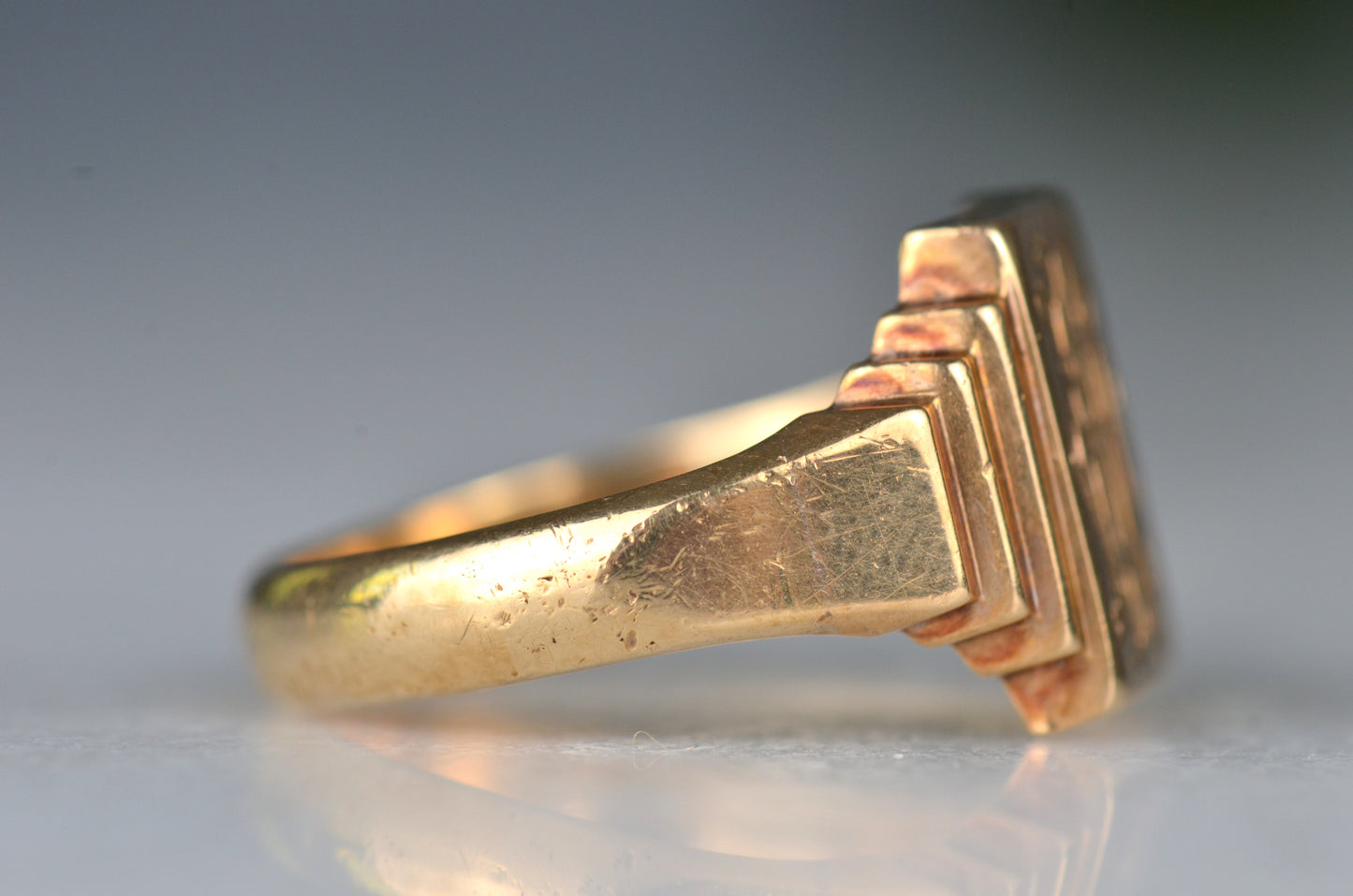 Bold Midcentury Monogram Signet