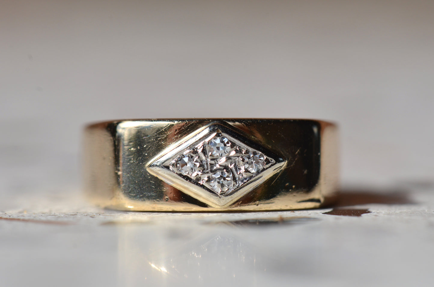 Bold Geometric Vintage Ring
