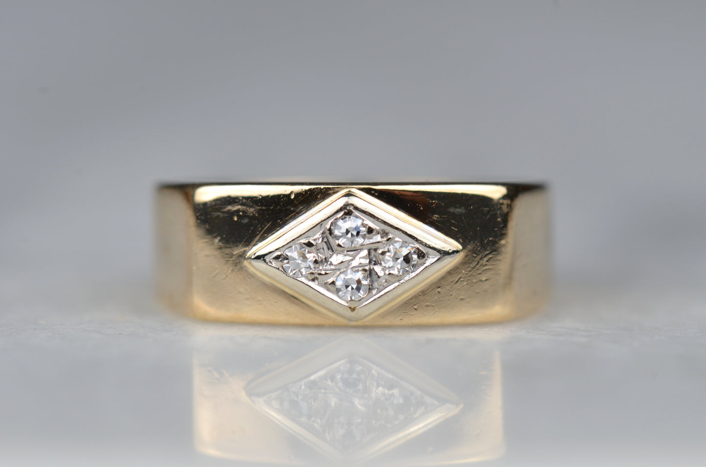 Bold Geometric Vintage Ring