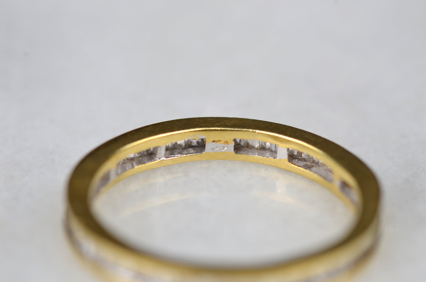 Shimmering Vintage Baguette Eternity Ring